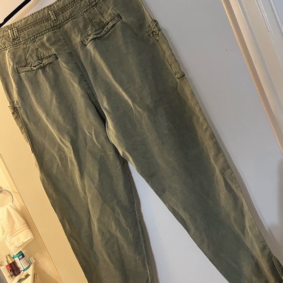 Free People Olive Green baggy pant style! - Picture 5 of 6